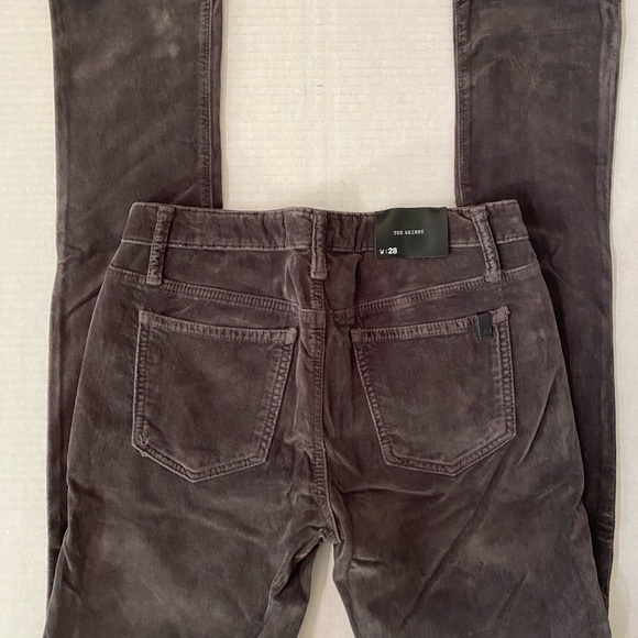 VTG Joe's Jeans Fit Skinny Vionaire Velvet Pinwale Corduroy Charcoal Size 28 - Picture 5 of 12